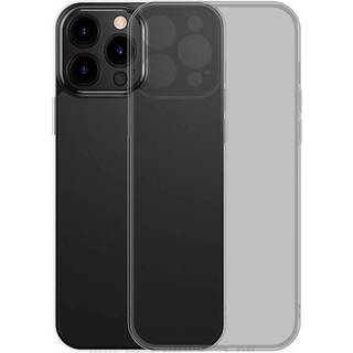 Baseus - Frostet Glas Cover til iPhone 13 PRO (sort) + hærdet glas