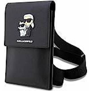 Karl Lagerfeld Smartphone Skuldertaske - Karl & Choupette - Sort