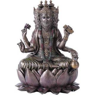 Hindu Brahma God Four Faced Vedas Statue