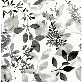 Wallpops Black Breezy Peel & Stick Wallpaper