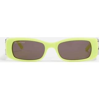 Balenciaga Dynasty rectangular sunglasses - yellow - One Size
