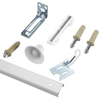 Richelieu Hardware 14012WBC ONWARD BI-FOLD DOOR HARDWARE KIT 24 in (610 mm) Spor White Zinc Beige finish