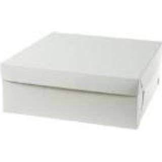Kageæske bund Hvid 32 x 32 x 12 cm 100 stk