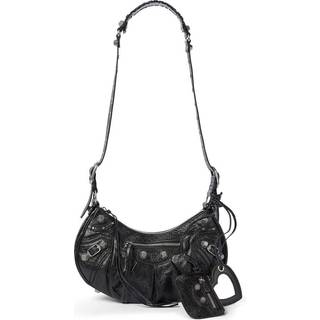 Balenciaga Le Cagole Small leather shoulder bag - black - One Size