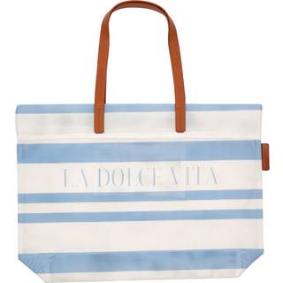 Sunnylife Strandtaske La Dolce Vita - Picnickurve Polyurethan Hvid - S00MESDV
