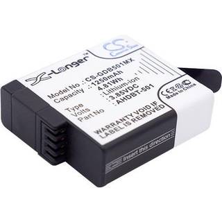 Batteri til GoPro kamera 601-10197-00 - 1250mAh