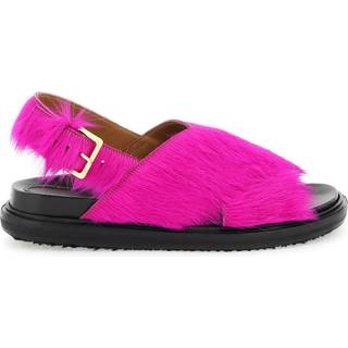 Marni Fussbett calf hair sandals - pink - EU 35