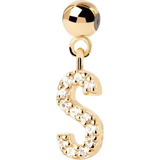 PDPAOLA Letter S Vedhæng 18 kt. Forgyldt Sølv CH01-068-U - Dame - 925 Sterling Silver