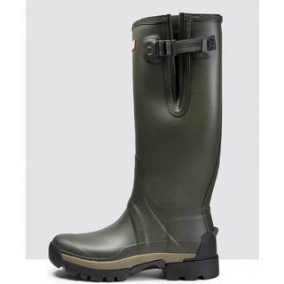 Hunter Hunter Mens Green Balmoral Tall Side Adjustable Neoprene Lined Techsole Wellies