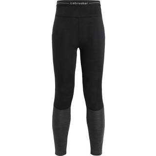 Icebreaker Women's 125 Zoneknit™ Leggings Black/Jet Heather/Cb, BLACK/JET HTHR/CB, XS
