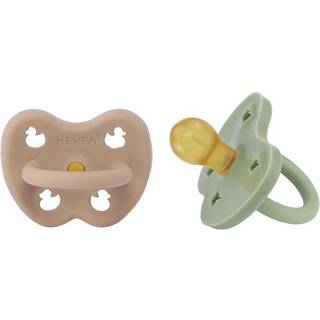 Hevea Sut, 3- 36 mdr, Rund, Tan Beige & Moss Green - 2 stk.