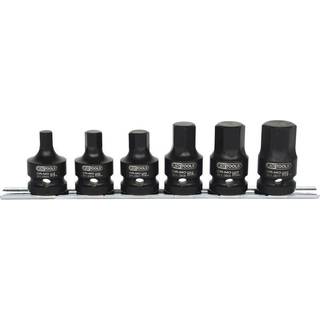KS tools 1/2" kraft-bitstopsæt, 8-19mm 6 dele