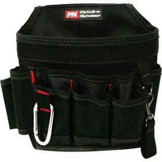 McGuire-Nicholas 8 in. W x 8 in. H Polyester Tool Pouch 7 Pocket Black 1 Pc.
