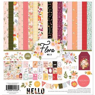 Carta Bella Collection Kit 12 """" X12 """"-Flora nr. 5 Multicolor