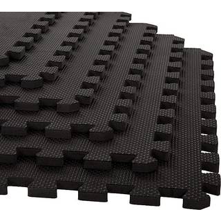 Eva Foam Mat Fliser 4 -Pack - 16 kvadratmeter sammenlåsning af polstring til garage -legerum eller gymnastikgulve - træningsmåtte eller baby -pla