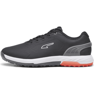 Puma Alphacat Nitro Vandtætte Herre Golfsko Uden Spikes - Puma Black/Quiet Shade/Red Blast - Str. 40 Normal