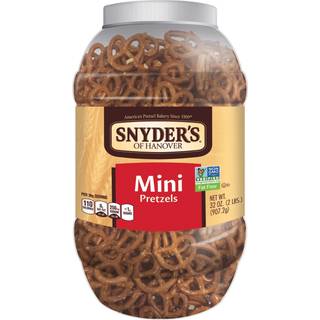 Snyders af Hanover Mini Pretzels 32 Ounce Canister