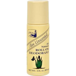 Alvera Alle naturlige roll-on deodorant aloe unscented 3 oz pakke med 3