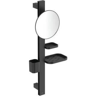 Ideal Standard Alu+ spejl- og hyldesystem small, Silk Black