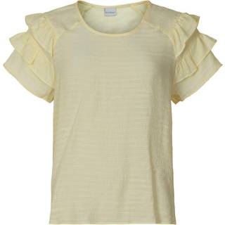 IN FRONT Freya Bluse, Farve: Light Yellow, Størrelse: S, Dame