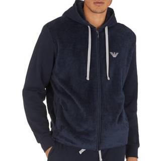 Armani Knit Hooded Sweater - Navy-2 - Medium