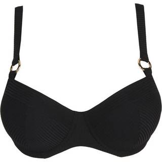 PrimaDonna Sahara Padded Balcony Bikini Top - Black - E 70