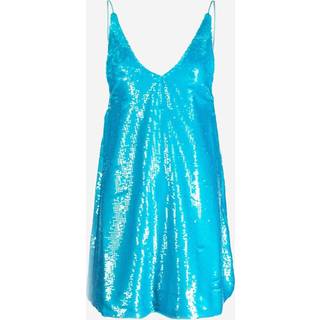 Ganni Sequined minidress - blue - L