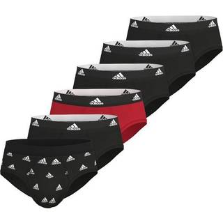 adidas 6-pak Active Flex Cotton Briefs - Black/Red - Small * Kampagne *