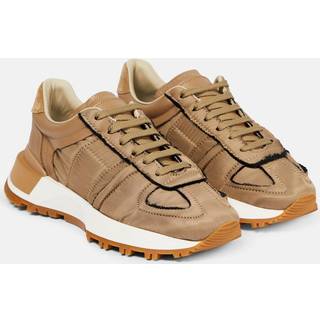 Maison Margiela 50-50 nylon and suede sneakers - beige - EU 35