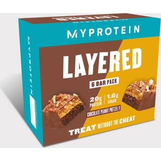 6 Layer Protein Bar - 6 x 60g - Chocolate Peanut Pretzel