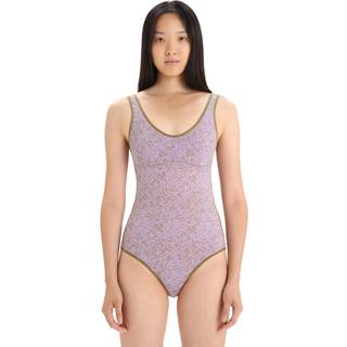 Icebreaker Women's Queens Tank Bodysuit Body Damer størrelse L farve lilla