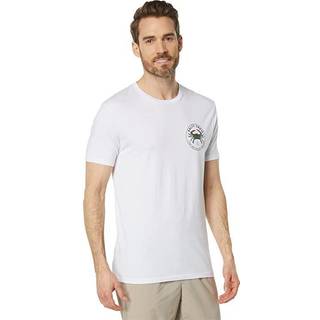 Salty Crew Men's Blue Crabber Short-Sleeve Premium Tee White, M