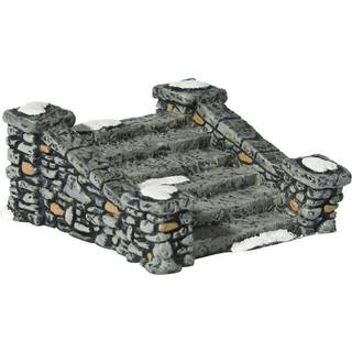Afdeling 56 Plasttilbeh?r til landsbyer Limestone Trin Tilbuest Figur
