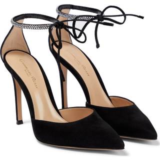 Gianvito Rossi Montecarlo D&#39;Orsay 105 suede pumps - black - EU 39