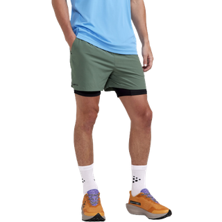 ADV Essence 2-in-1 Stretch Shorts M - Green