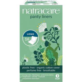 Natracare trusseindlæg LONG 16 stk panty liner - 1 pk.