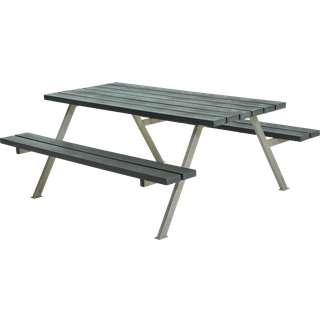 PLUS Alpha bord/bænkesæt, ReTex, grå, 177 cm