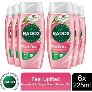 Radox Feel Uplifted Grapefruit & Ingefær Brusegelé - 225 ml