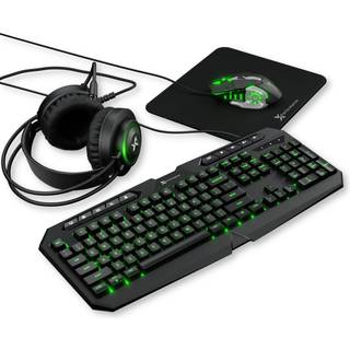 Gaming -tastatur og mus og headset og musepude X9 Performance 4 i 1 RGB Gaming Bundle Set Up - Gaming Mouse and Keyboard Combo Kit Works With Xbo