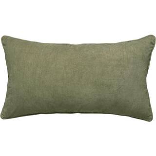 Cozy Living Velvet Soft Gable Pudebetræk 50x90 Cm - Pyntepuder & Betræk Bomuldsfløjl Seagrass - 5726S