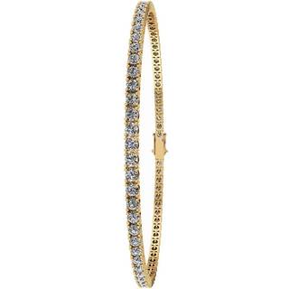 Tennis 14 Karat Guld Armbånd fra Henrik Ørsnes Design med Diamanter 2,03 Carat TW/SI