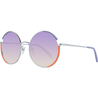 Emilio Pucci EP0132 16T 56 Solbriller Kvinder Silver - Shiny Palladium Silver - 56mm