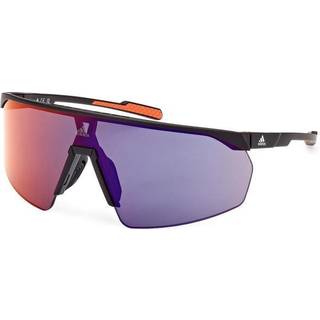 Adidas Sport Kvinde SP0075 PRFM SHIELD 02Z Solbriller Plast Sort-opaque Violet Maske Spejlet Skygge