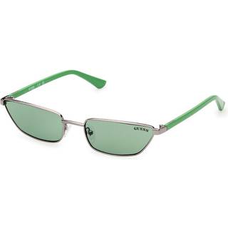 Guess Kvinde GU8285 08N Solbriller Metal Grå Grøn Cat Eye Normal