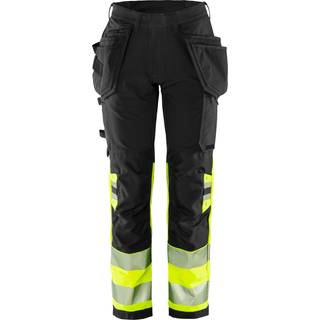 Fristads 2663 GSTP Håndværkerbukser Bemærk, sort/gul Hi-Vis, sort/gul