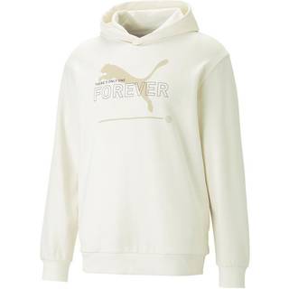 PUMA Herren Hoodie beige Baumwolle & Mix unifarben