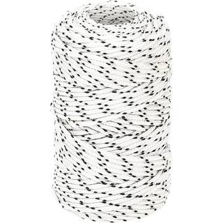 flettet tovværk 2 mm x 500 m polyester hvid