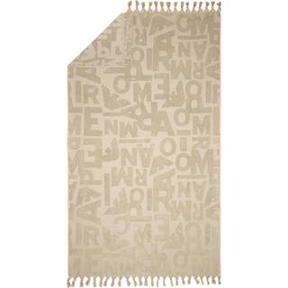 Emporio Armani Fouta Beach Towel - Sand