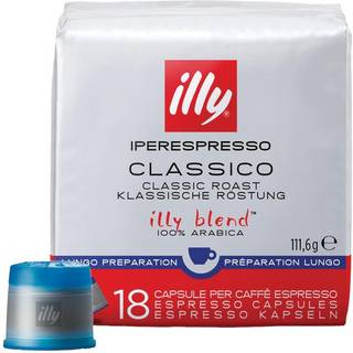 illy | Lungo Classico - 18 kapsler til illy iperEspresso
