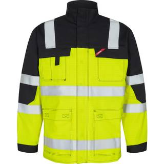 ENGEL Safety+ EN ISO 20471 Multinorm jakke Gul/Sort 1235-820 3XL